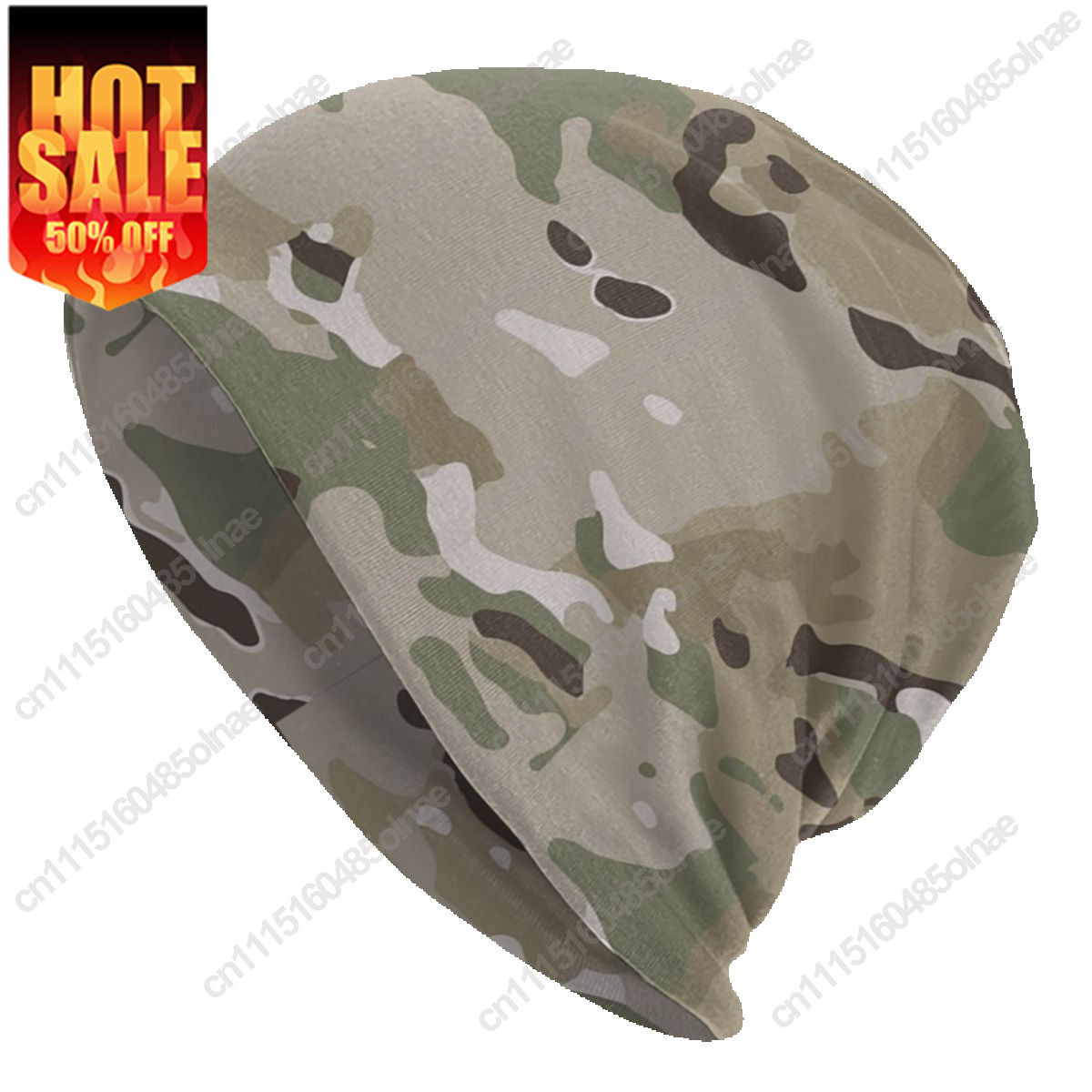 Men'S Fashion With Hat - Multicam Camouflage Bonnet Hoed Gebreide Hoeden