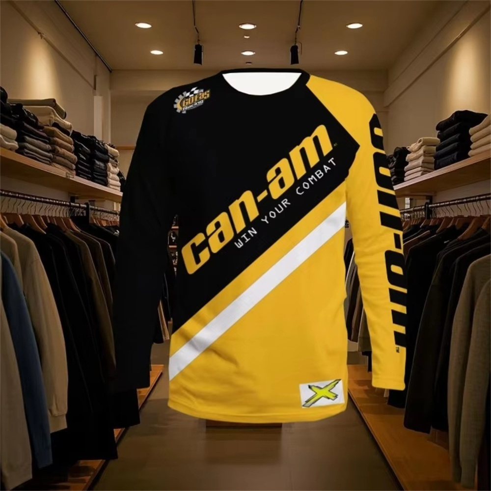 Mens Fashion Clothes - Motorcycle Racing T-shirt met lange mouwen