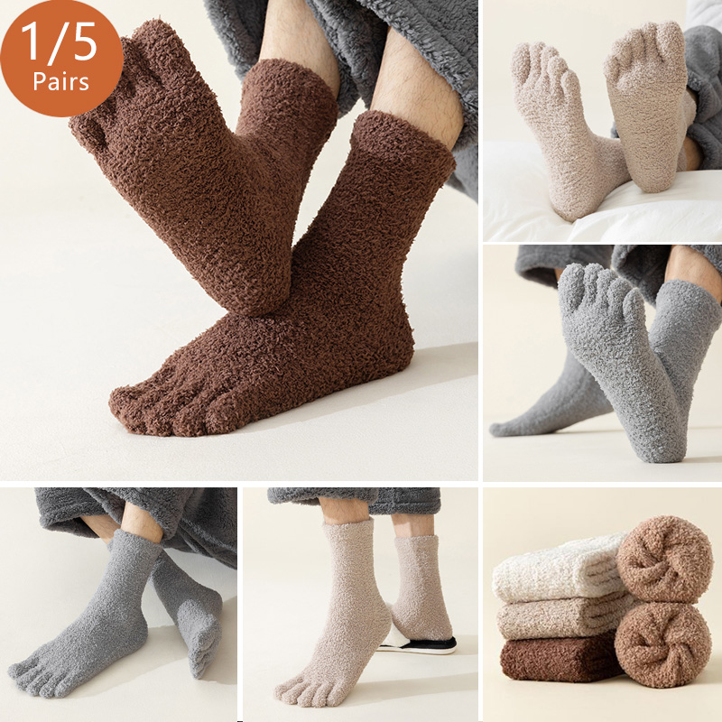 Socks Ankle Men - 1/5 Pairs Mans Thermische Teen Sokken