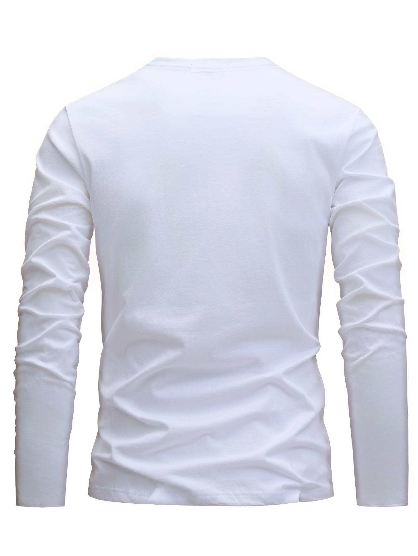 Heren T-shirt met lange mouwen - Mens Fashion Clothes recensie en prijs