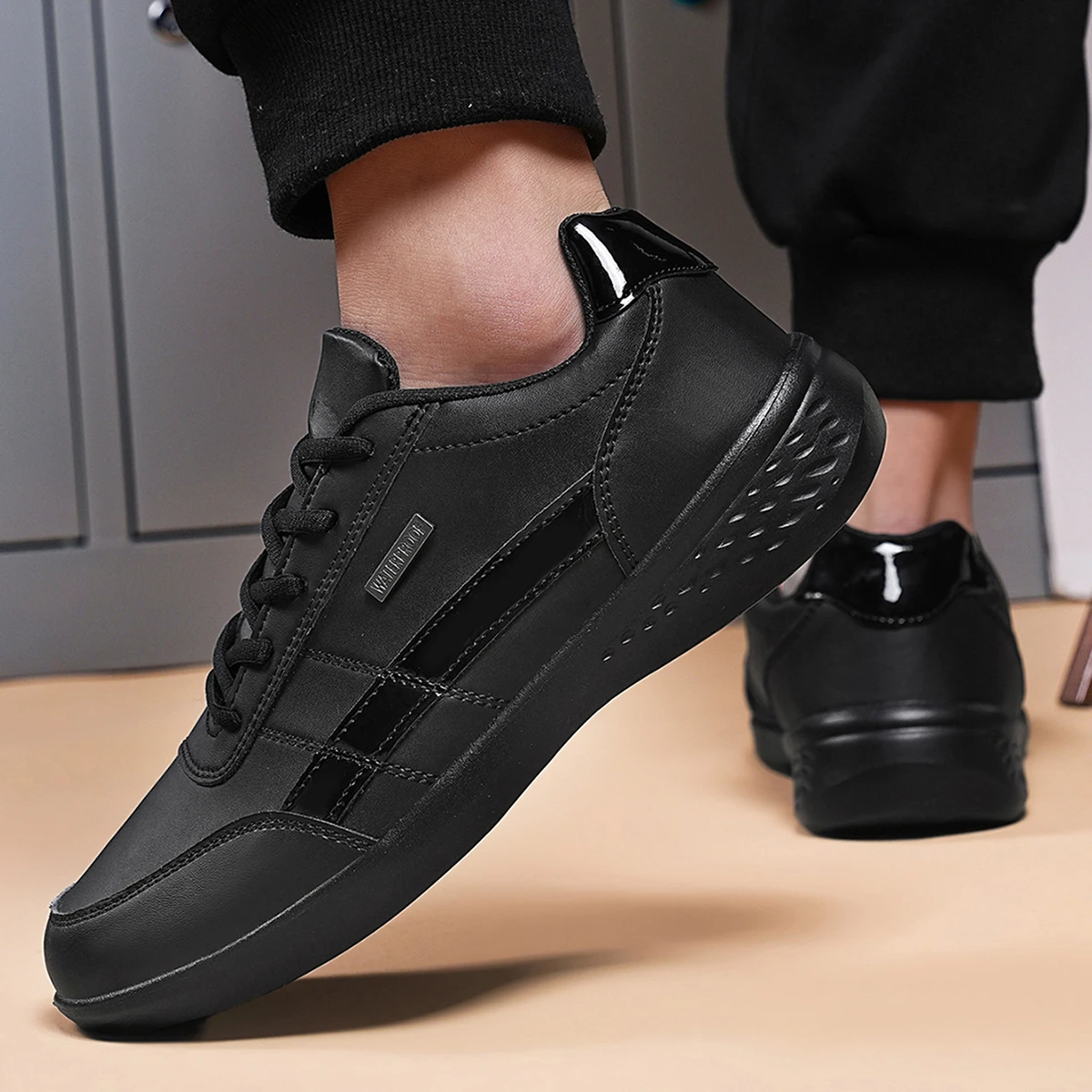 Leren PU Herenschoenen Sneaker - Mens Fashion Trainers recensie en prijs