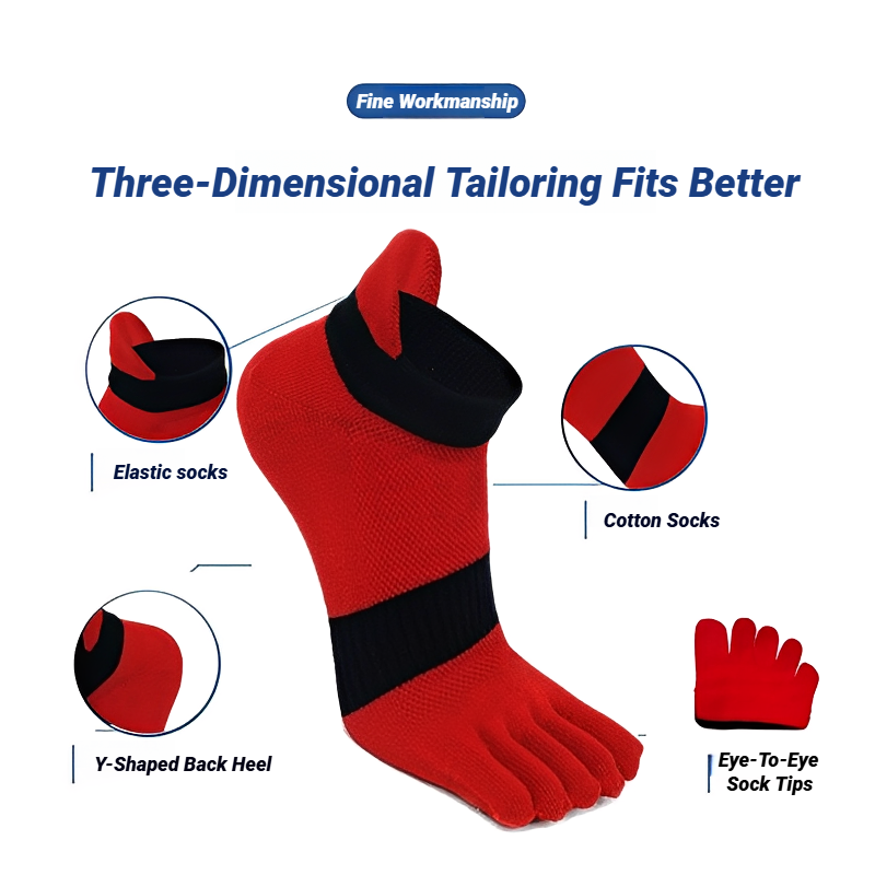 1 paar heren teensokken, ondie - Socks Ankle Men recensie en prijs