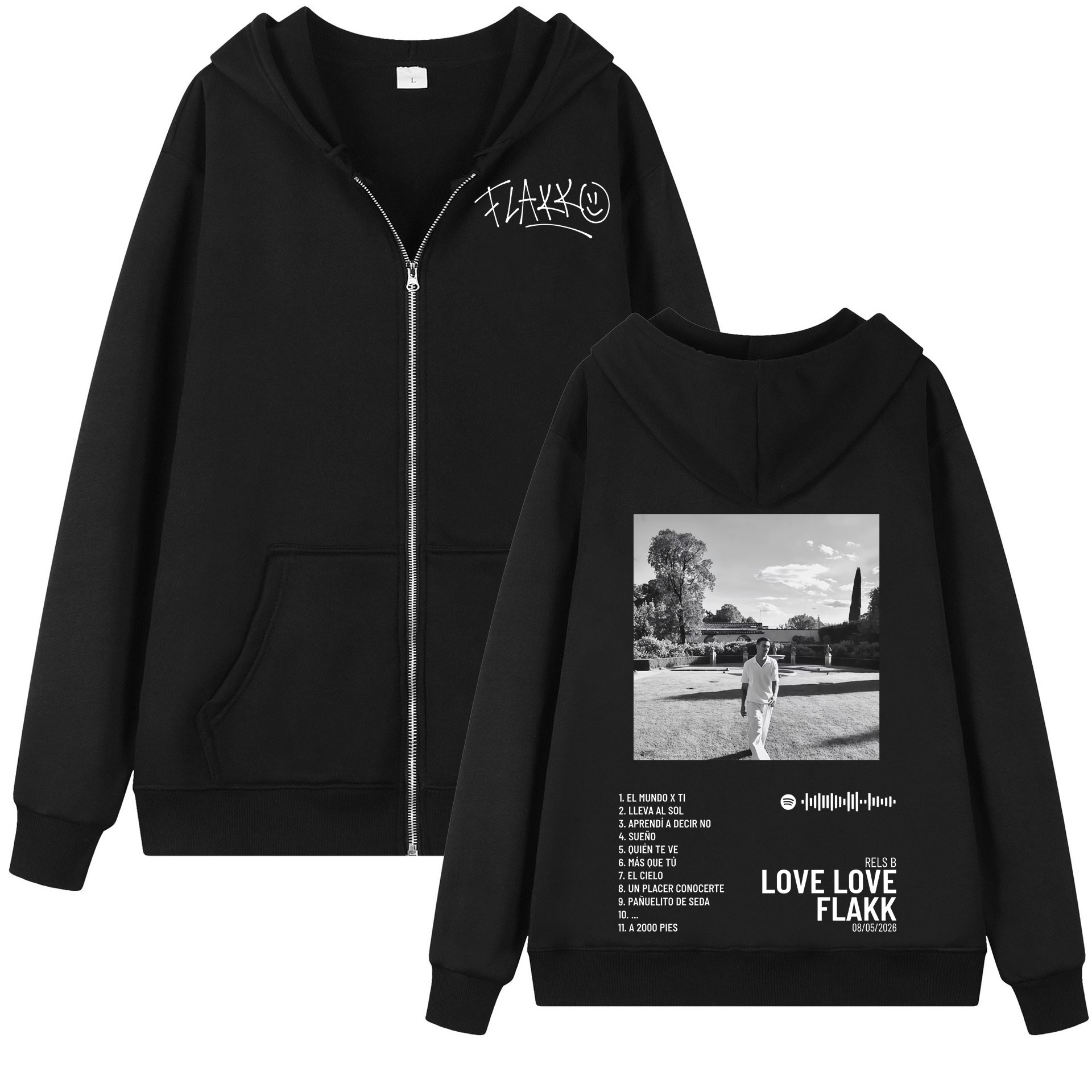 Rapper Rels B Love Love Flakk  - Mens Fashion Zip Up Hoodies recensie en prijs