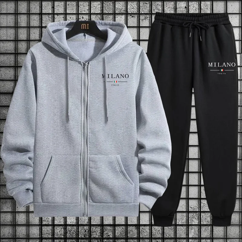 Lente 2026 Heren Trainingspak  - Mens Fashion Zip Up Hoodies recensie en prijs