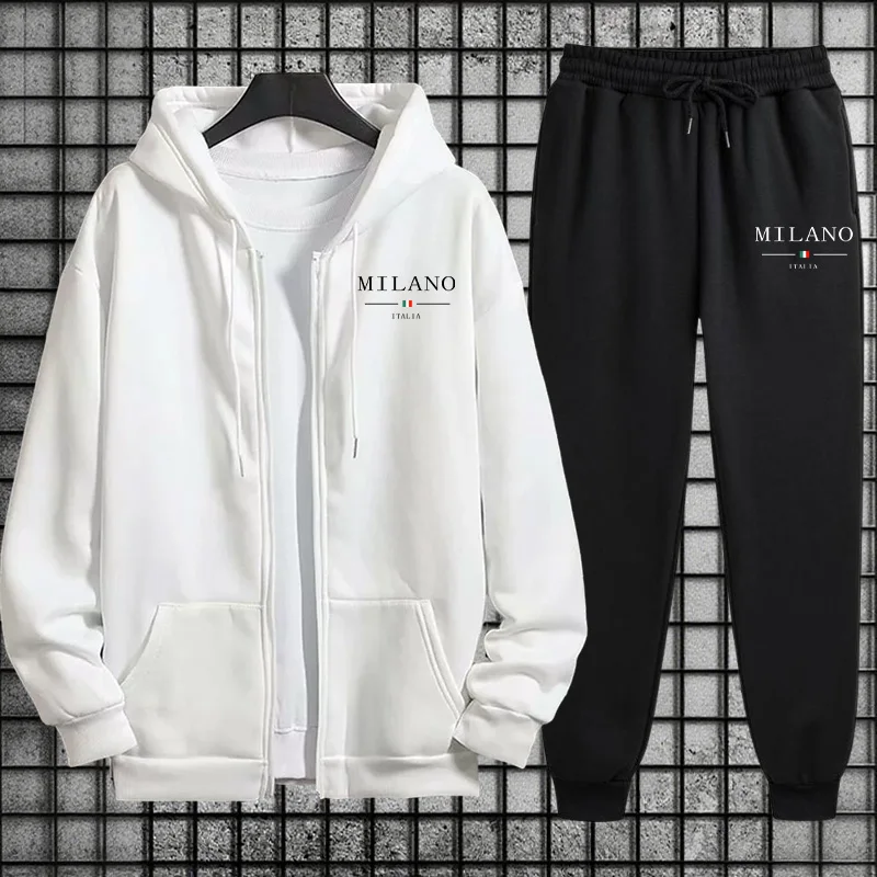 Lente 2026 Heren Trainingspak  - Mens Fashion Zip Up Hoodies recensie en prijs
