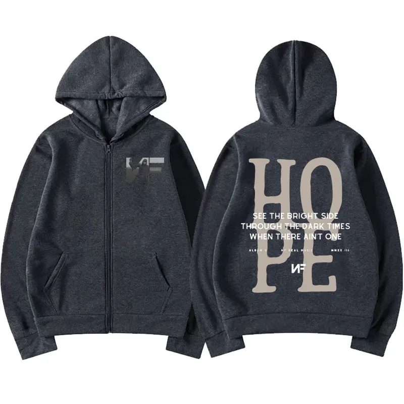 Rapper NF Hope Tracklist Zippe - Mens Fashion Zip Up Hoodies recensie en prijs