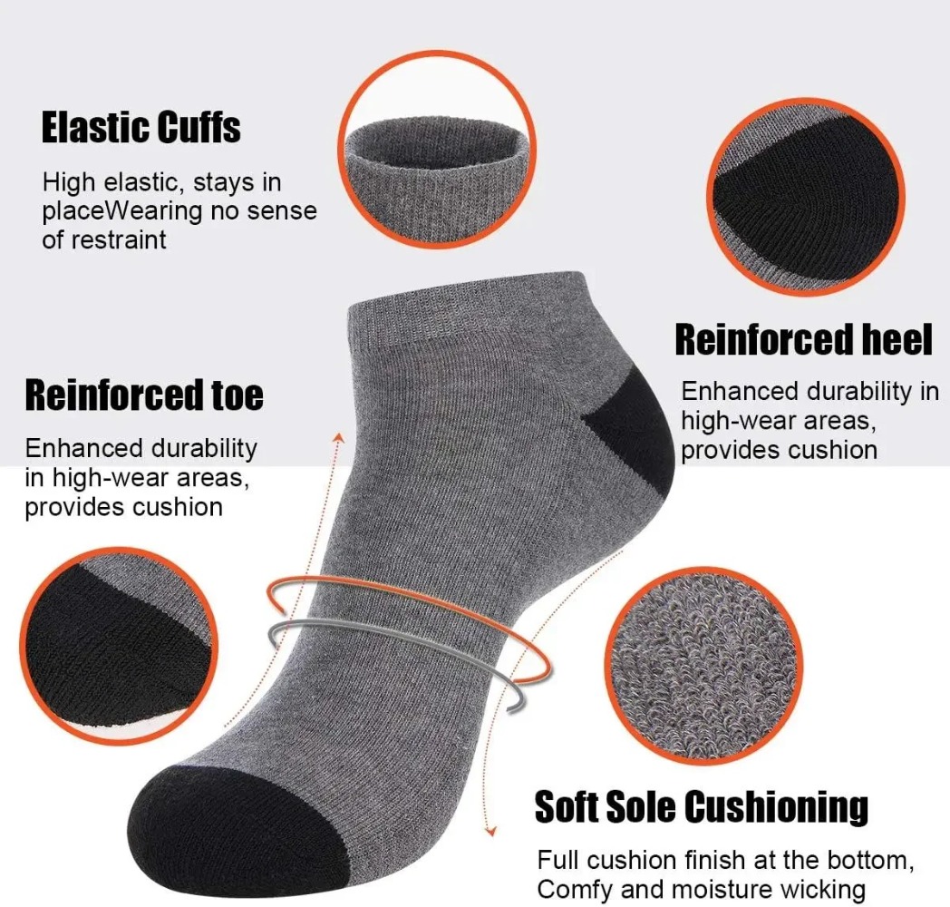 1-10Pairs Ademende Heren Zomer - Socks Ankle Men recensie en prijs