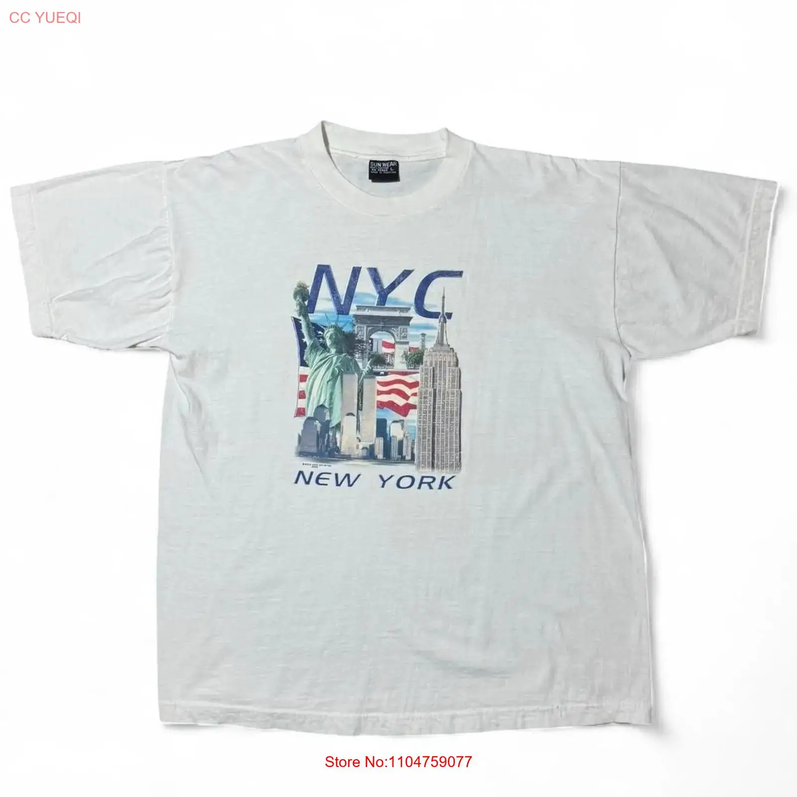 Vintage Y2K New York Souvenir  - Men'S Fashion New York recensie en prijs